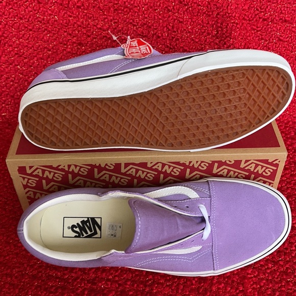 Vans Old Skool Chalk Violet/True White MENS - Picture 4 of 16